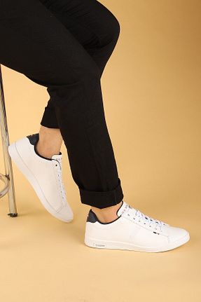کفش اسنیکر سفید مردانه بند دار U.S. Polo Assn. - کد 904225873