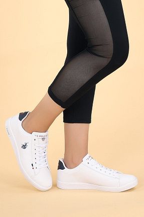 کفش اسنیکر سفید زنانه بند دار U.S. Polo Assn. - کد 904225940