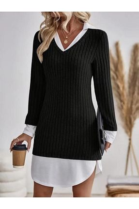 لباس مشکی زنانه بافت Inciqueen - کد 904223684