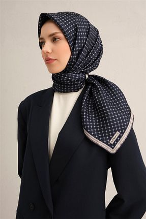روسری سفید کرپ ساتن ابریشم Armine - کد 904235655