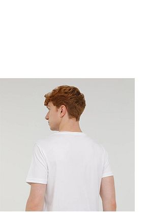 تیشرت سفید مردانه رگولار Lumberjack - کد 904229713