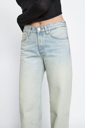 شلوار آبی زنانه پنبه ای Massimo Dutti - کد 902485487