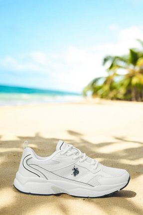 کفش اسنیکر سفید زنانه بند دار U.S. Polo Assn. - کد 904234697