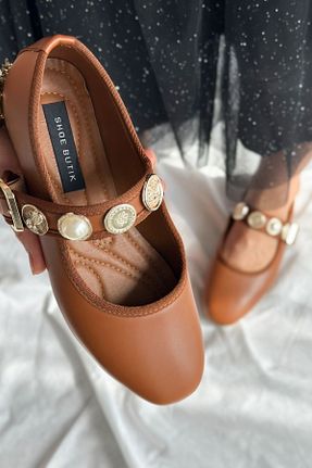 بابت قهوه ای زنانه جیر Shoebutik - کد 904262434