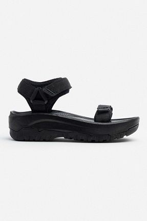 صندل مشکی زنانه پاشنه پر NİŞANTAŞI SHOES - کد 904301430