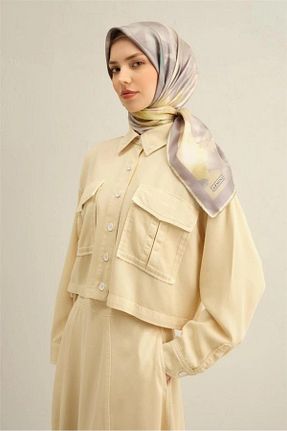 روسری طوسی İpek Tivil Armine - کد 905561865