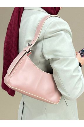 کیف دوشی صورتی زنانه چرم مصنوعی ESNASTORE - کد 902927597