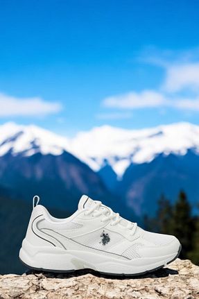 کفش پیاده روی سفید زنانه میکروفیبر U.S. Polo Assn. - کد 905588722