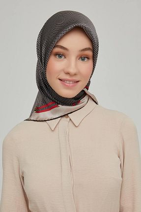 روسری سفید کرپ ساتن ابریشم Armine - کد 269463506