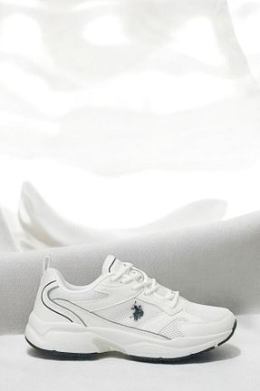 کفش اسنیکر سفید مردانه بند دار U.S. Polo Assn. - کد 904310731