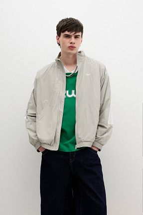 بادگیر و بارانی طوسی مردانه رگولار Pull & Bear - کد 904442438