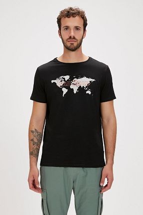 تیشرت آبی مردانه اسلیم فیت Bad Bear - کد 830960511