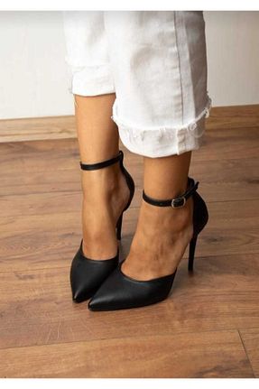 کفش استایلیتو مشکی پاشنه نازک ACMZ SHOES - کد 905654756