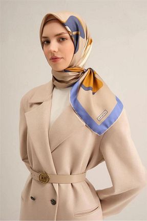 روسری سرمه ای İpek Tivil Armine - کد 904339874