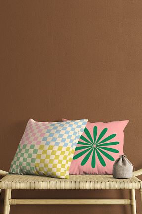 کوسن و روکش کوسن رنگی لانه زنبوری میکرو Homeilla - کد 904354016