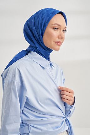 روسری سرمه ای پلی استر ARMANDA - کد 904354801