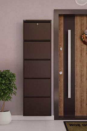 جا کفشی قهوه ای فلزی Ceha - کد 161599381