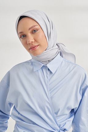 روسری طوسی پلی استر ARMANDA - کد 904354476