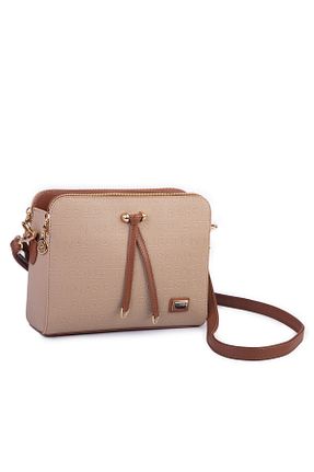 کیف پستچی قهوه ای زنانه چرم مصنوعی Nas Bag - کد 193781276