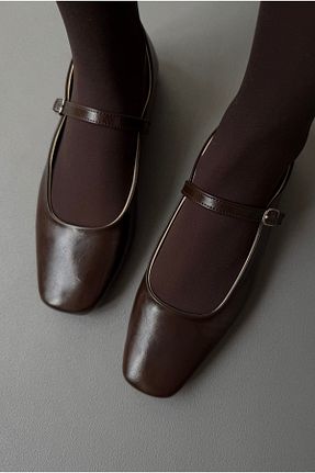بابت قهوه ای زنانه چرم مصنوعی Mupa Shoes - کد 904422568