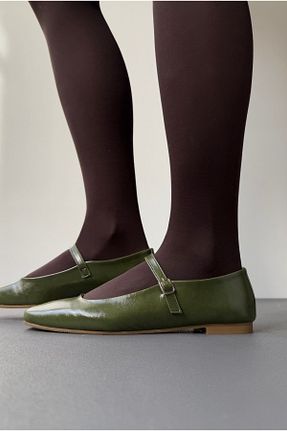 بابت خاکی زنانه چرم مصنوعی Mupa Shoes - کد 904422648