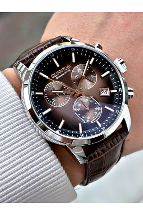 ساعت مچی قهوه ای مردانه 41-45 میلی متر Quantum - کد 904423328