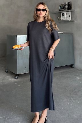 لباس طوسی زنانه بافتنی Ded COLLECTION - کد 904437562