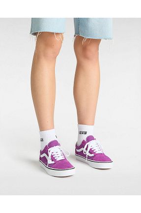 کفش اسنیکر بنفش زنانه بند دار Vans - کد 905738660