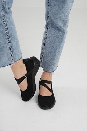 کفش اسنیکر مشکی زنانه پارچه ای Beyond - کد 904443115
