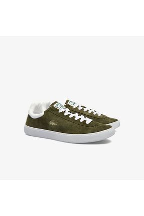 کفش اسنیکر سبز مردانه بند دار Lacoste - کد 838637817