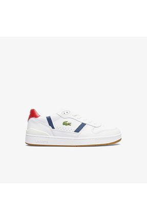 کفش اسنیکر سفید مردانه بند دار Lacoste - کد 864975737