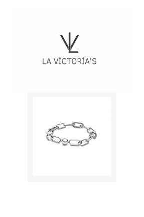 دستبند نقره زنانه 925 عیار la victorias - کد 903597372