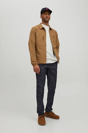 شلوار جین سرمه ای مردانه پاچه تنگ Jack & Jones - کد 904448698