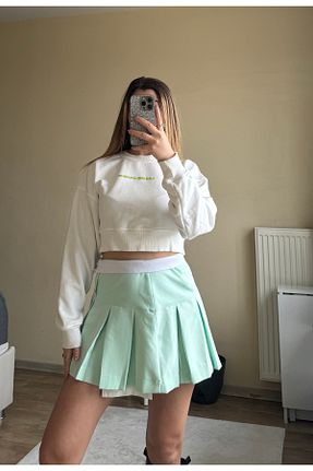 دامن سبز زنانه پارچه imrayboutique - کد 904452324