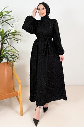لباس مجلسی حجاب مشکی زنانه Bestenur - کد 904450434