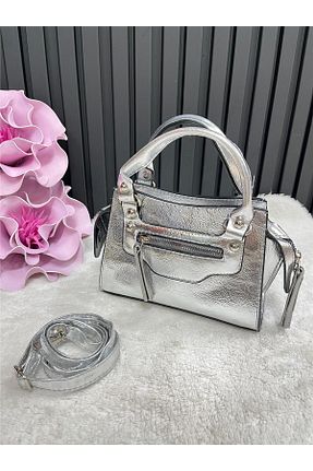 کیف دستی طوسی زنانه hümade - کد 904456179