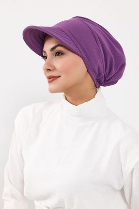 کلاه شنای حجاب بنفش زنانه Aisha