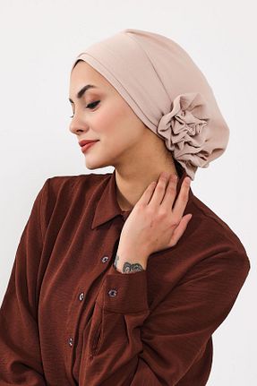 شال طوسی زنانه پلی استر Aisha