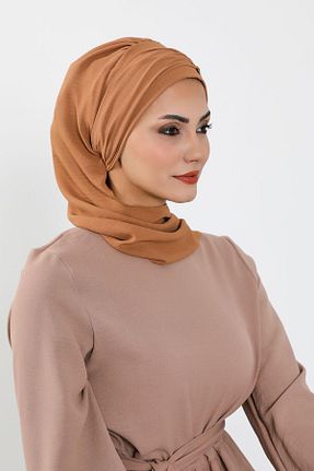 شال قهوه ای زنانه Aisha