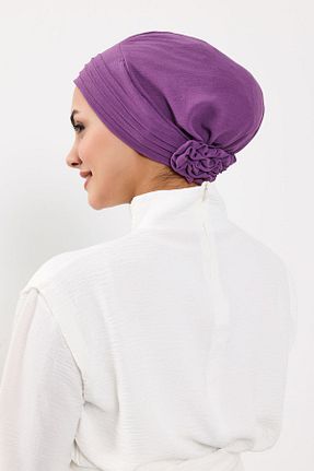 کلاه شنای حجاب بنفش زنانه Aisha
