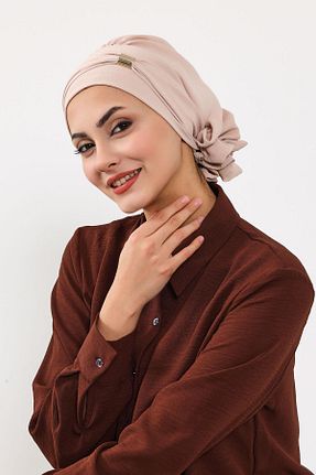 شال طوسی زنانه پنبه پلی استر Aisha