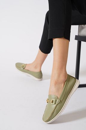 بابت سبز زنانه چرم خالص Moda Pie - کد 905749339