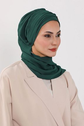 شال سبز زنانه Aisha