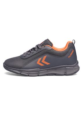 کفش اسنیکر طوسی زنانه بند دار hummel - کد 47052936