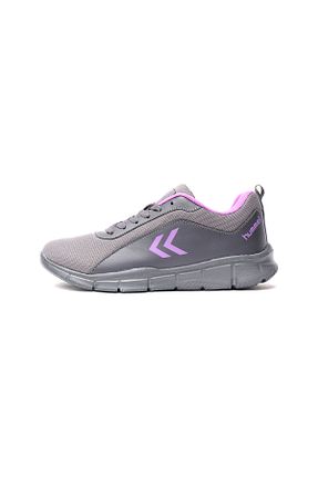 کفش اسنیکر طوسی مردانه بند دار hummel - کد 47052925