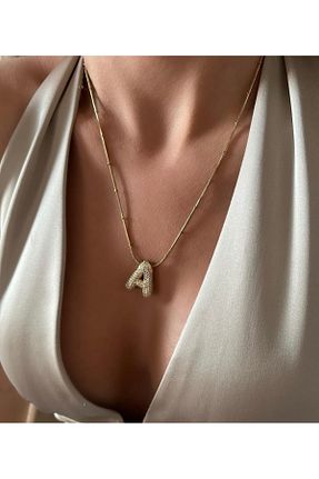 گردنبند استیل ( فولاد ) طلائی استیل ضد زنگ GULSEN COLLECTION - کد 904481652