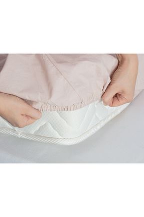 ست ملحفه دونفره صورتی پنبه ای Madame Coco - کد 833042348