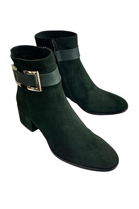 بوت / نیم بوت سبز زنانه جیر TUFAN SHOES - کد 904486860