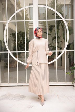 ست بالاتنه و پائین تنه حجاب زنانه رگولار hacer ayaydın - کد 905765700