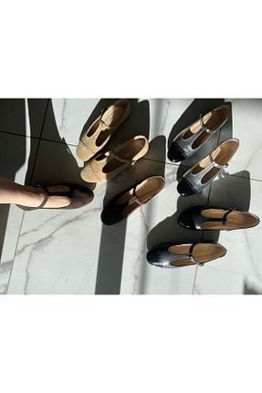 بابت قهوه ای زنانه چرم خالص LA PASSION - کد 904509210